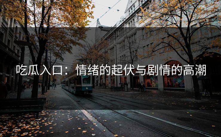 吃瓜入口：情绪的起伏与剧情的高潮  第1张
